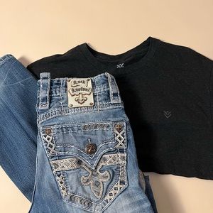 ROCK REVIVAL MENS JEANS SIZE 30